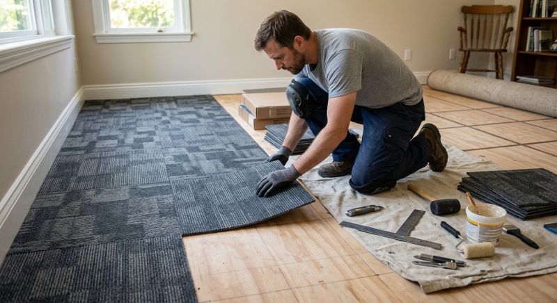 Carpet Tiles Installation in Toms River, NJ