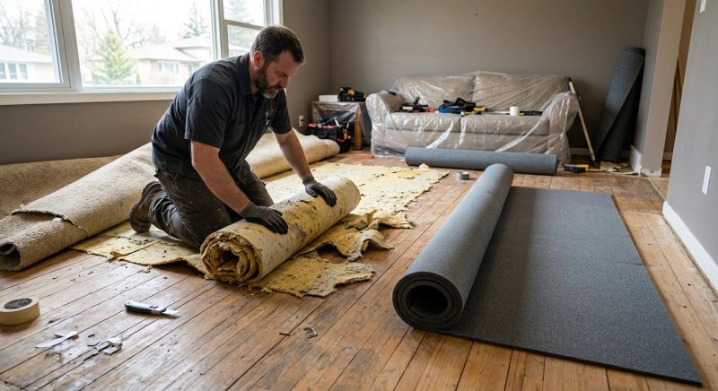 Carpet Underlay Replacement in Alpharetta, GA