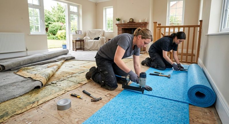 Carpet Underlay Replacement in Littleton, CO