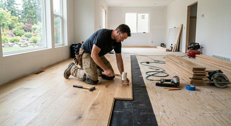 Finished Floor Installation in Fort Worth, TX