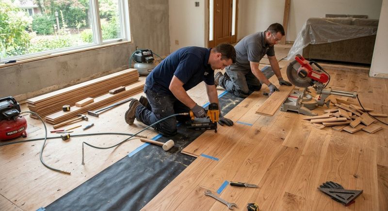 Hardwood Floor Installation in Fort Worth, TX
