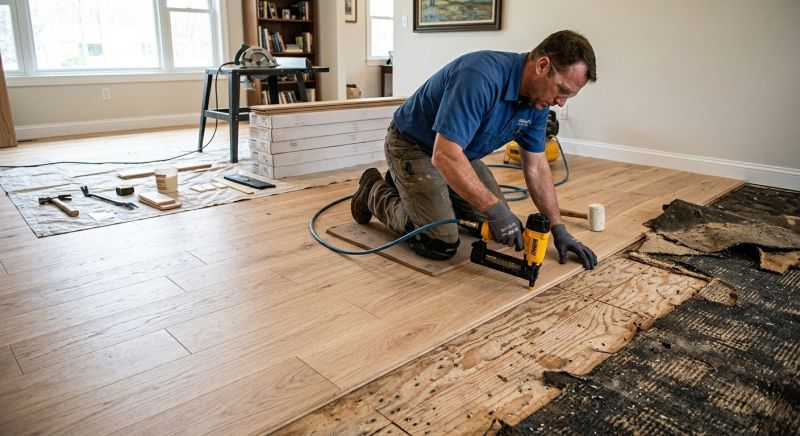 Hardwood Floor Renovation in Manassas, VA