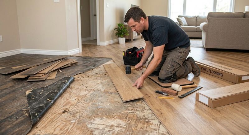 Linoleum Flooring Replacement in Fort Worth, TX