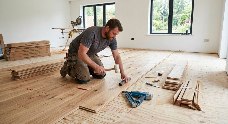 Oak Floor Installation in Austin, TX