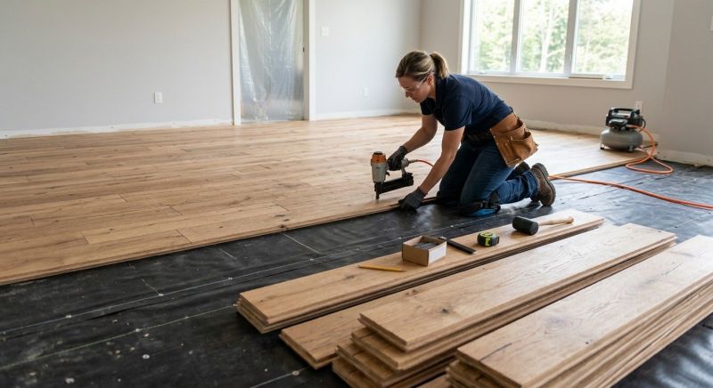 Plank Floor Installation in Austin, TX