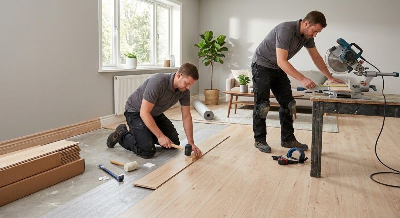 Plank Laminate Installation in Roseville, CA