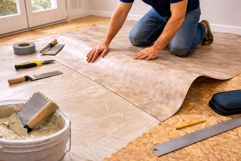 Sheet Flooring Installation in Frisco, TX