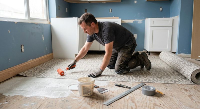 Sheet Flooring Installation in Frisco, TX