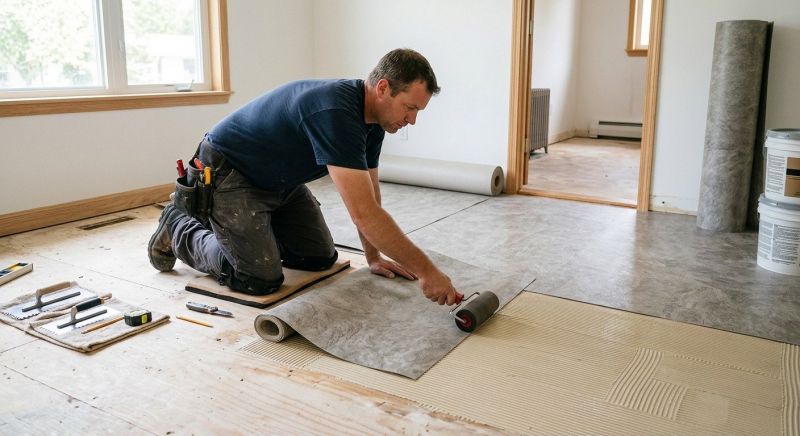 Sheet Vinyl Installation in Plano, TX