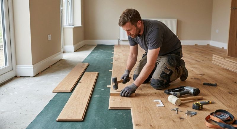 Teak Flooring Installation in Manassas, VA