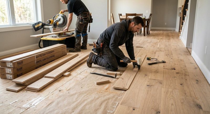 Wide Plank Floor Installation in San Antonio, TX